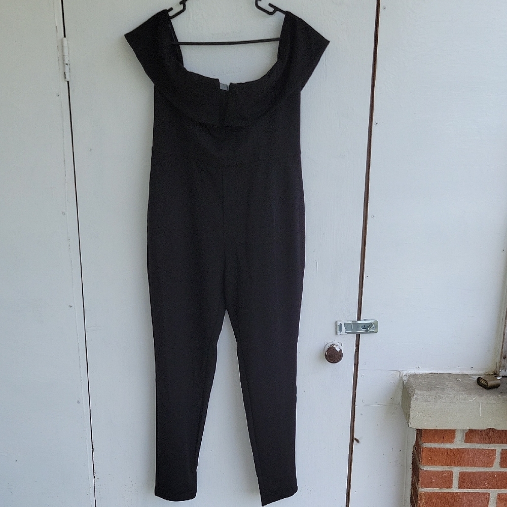 Elegant Black Jumpsuit Sugar Poison Extra Large Sleeveless